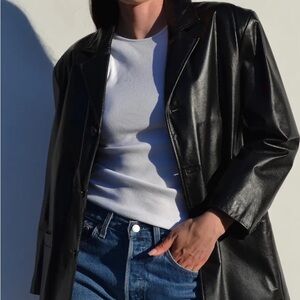 Black Danier Leather Jacket